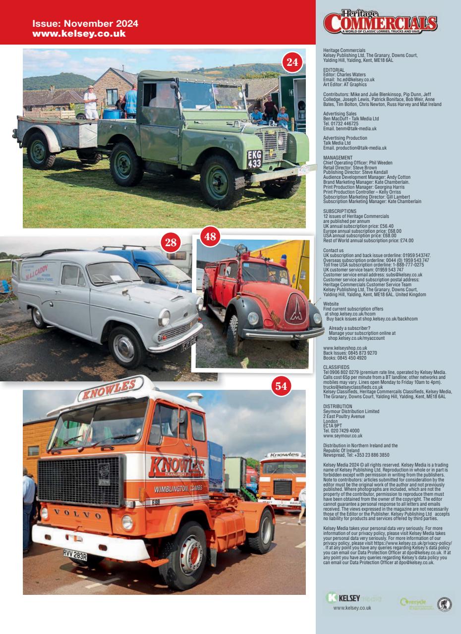 Heritage Commercials Magazine Preview Pages