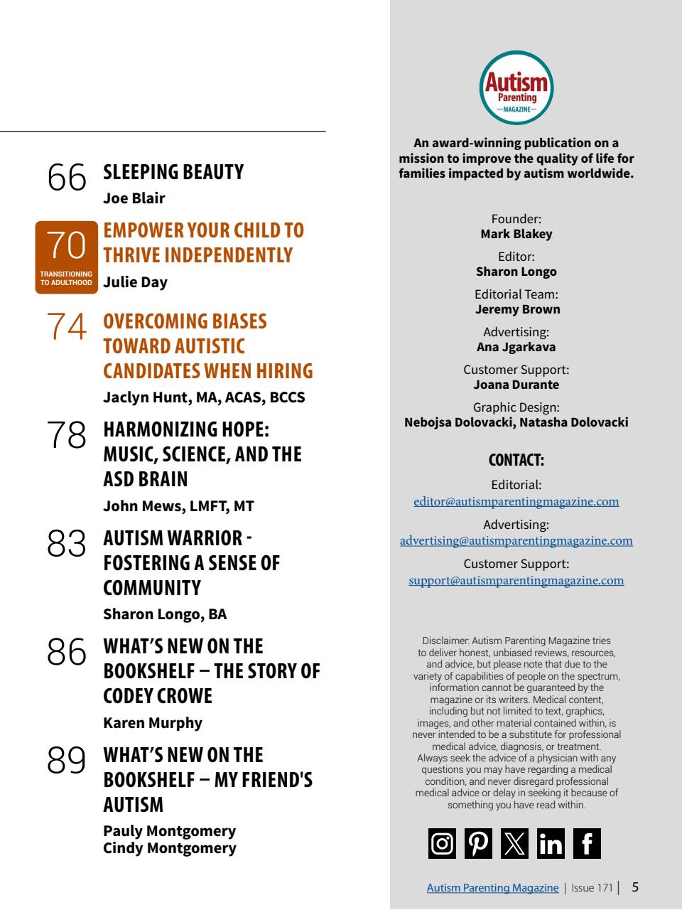 Autism Parenting Preview Pages