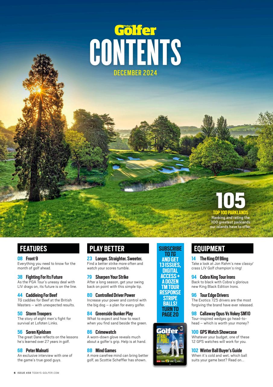 Today's Golfer Preview Pages