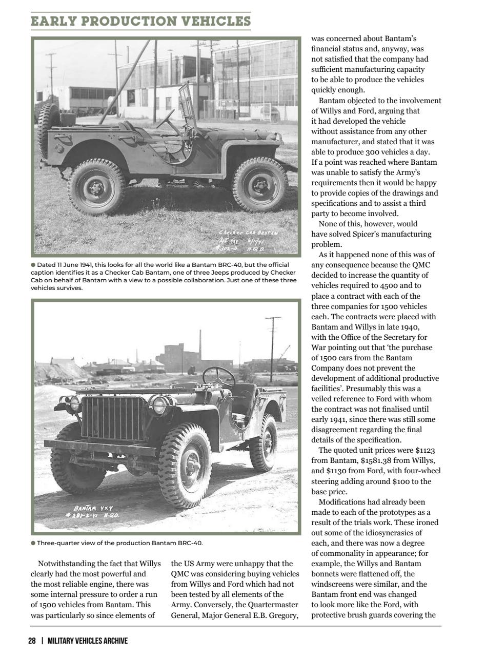 Military Vehicles Archive Preview Pages