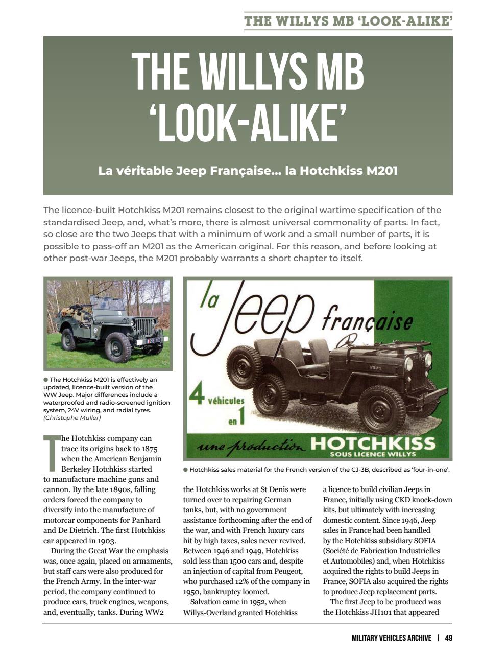 Military Vehicles Archive Preview Pages