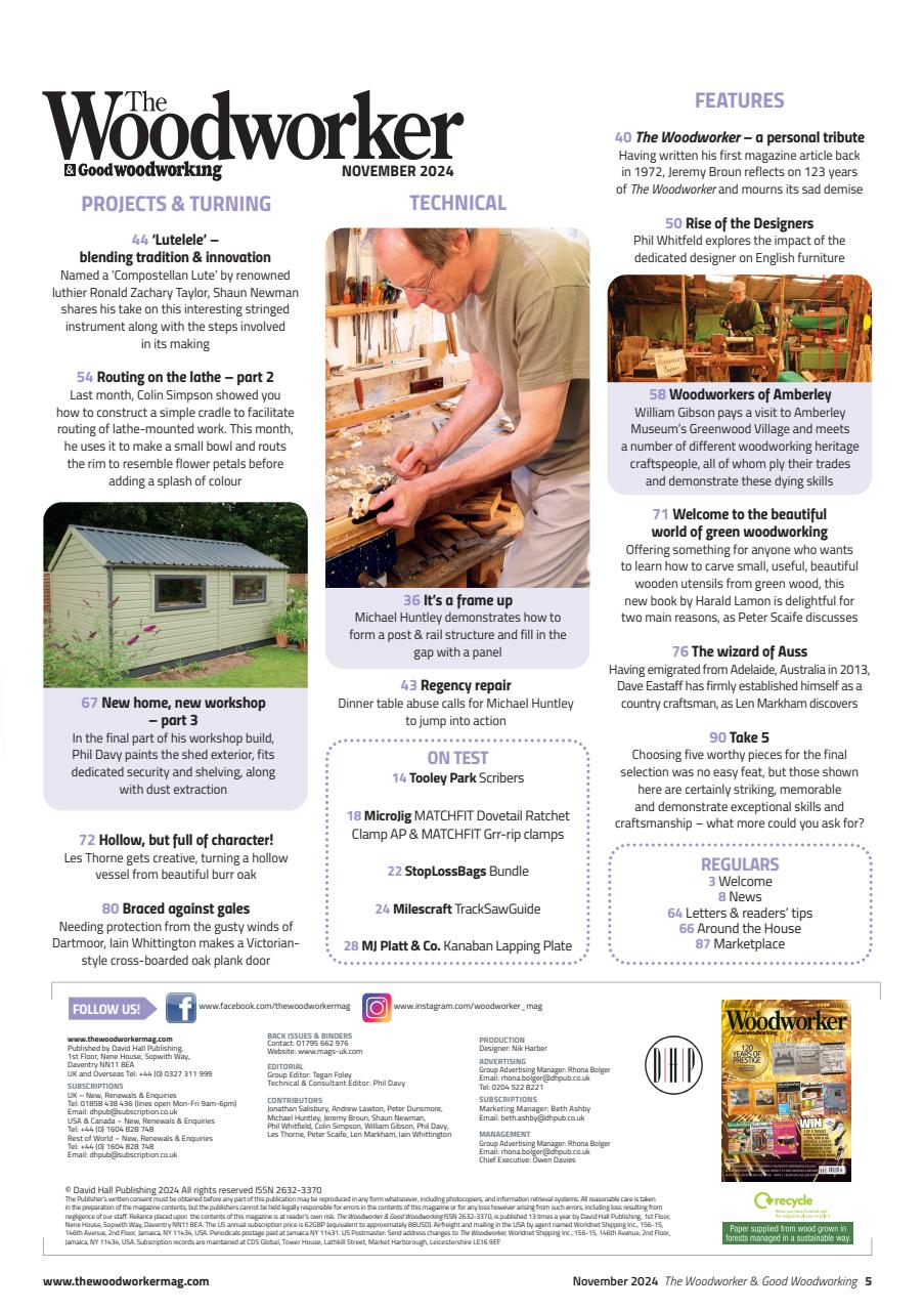 The Woodworker Magazine Preview Pages