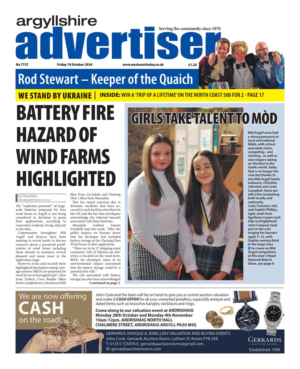 Argyllshire Advertiser Preview Pages