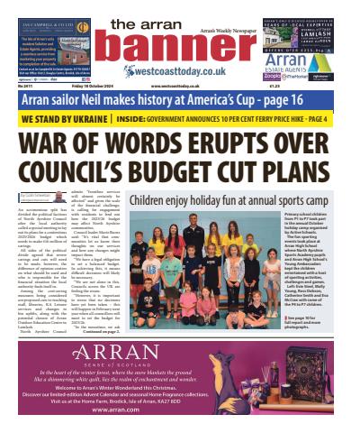 Arran Banner issue 18/10/2024