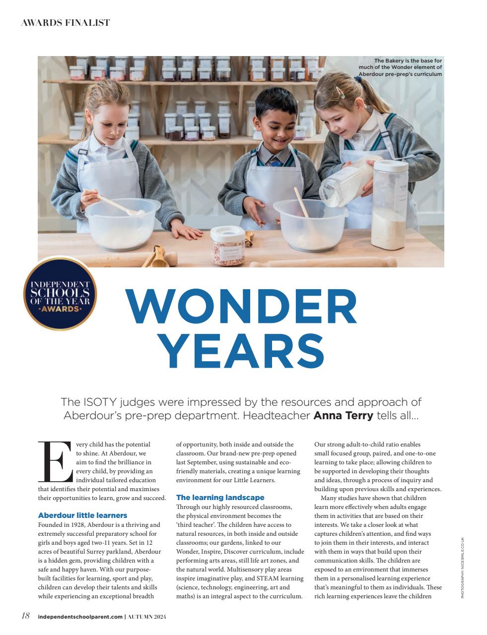 Independent School Parent Preview Pages