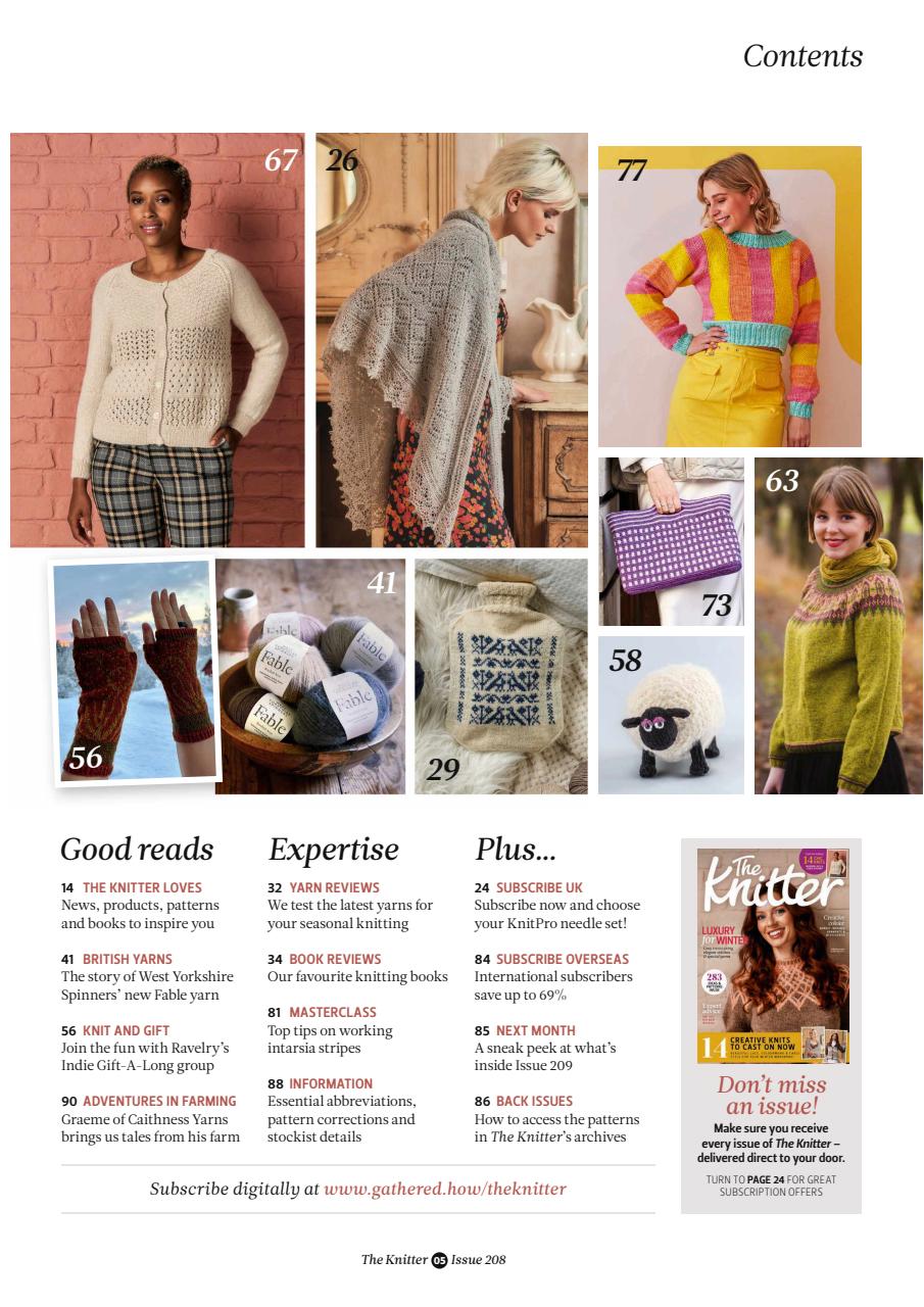The Knitter Preview Pages