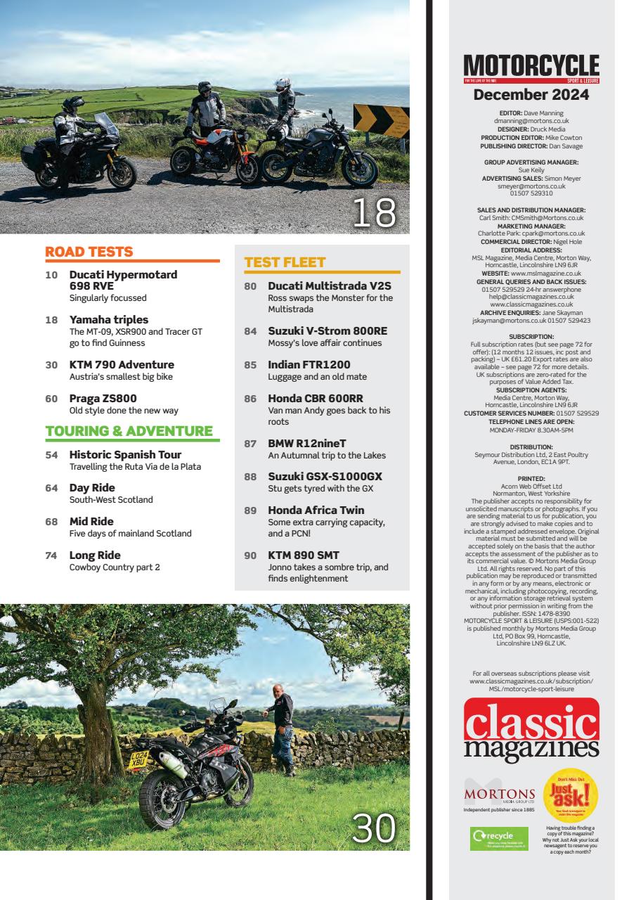 Motorcycle Sport & Leisure Preview Pages