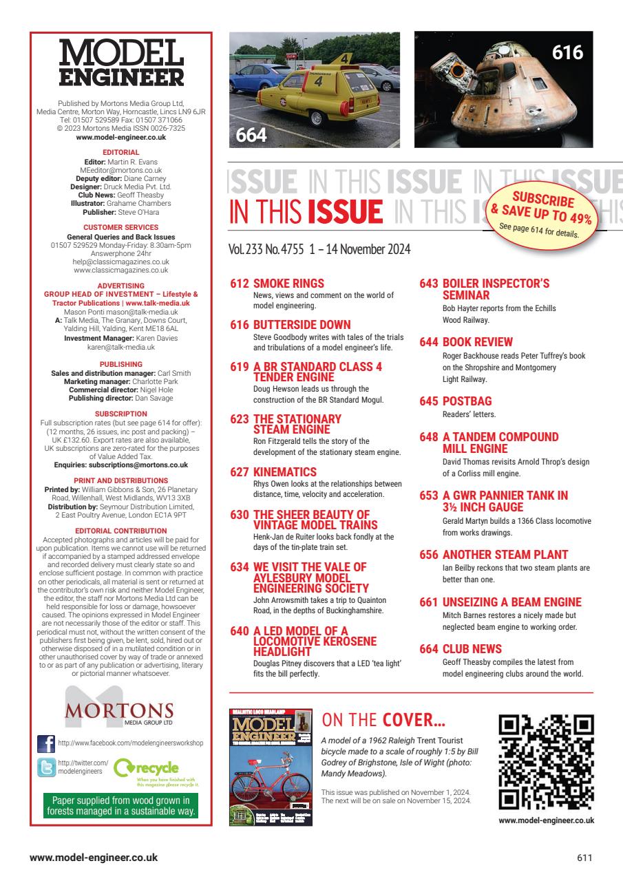 Model Engineer Preview Pages