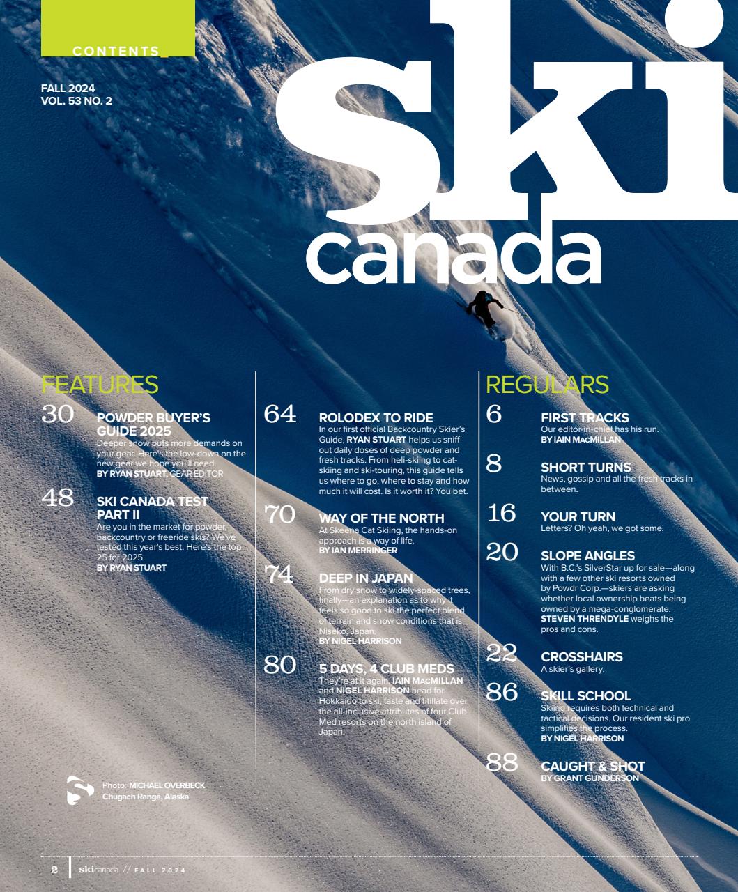 Ski Canada Preview Pages