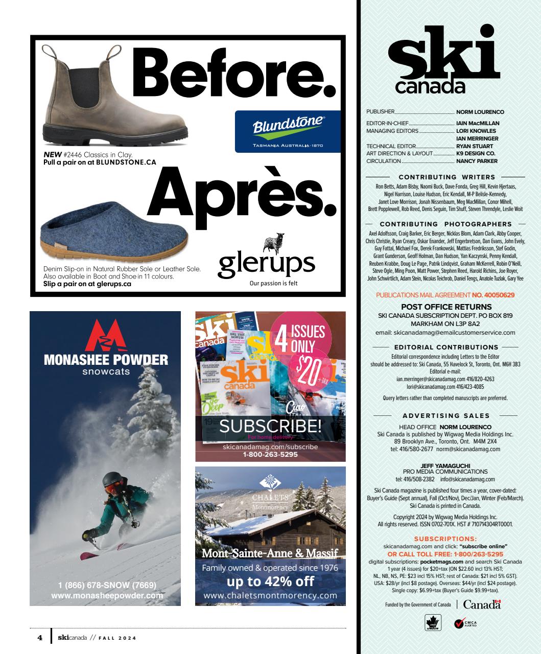 Ski Canada Preview Pages