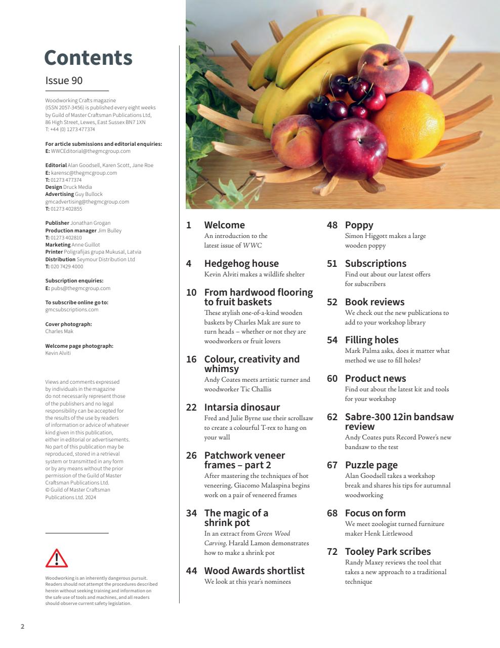 Woodworking Crafts Magazine Preview Pages