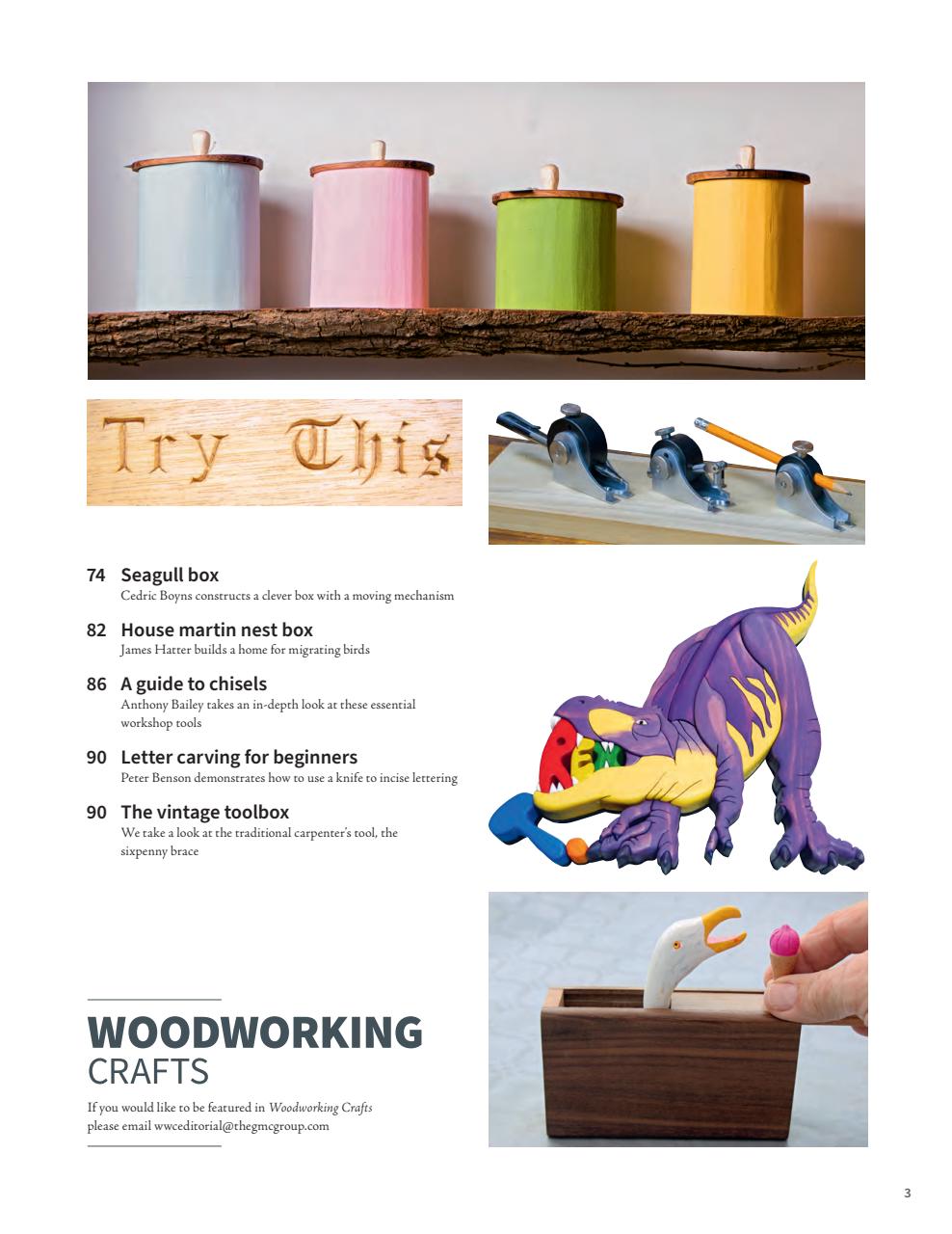 Woodworking Crafts Magazine Preview Pages