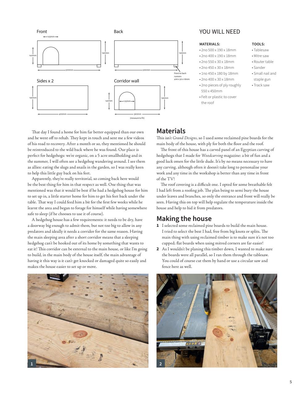 Woodworking Crafts Magazine Preview Pages