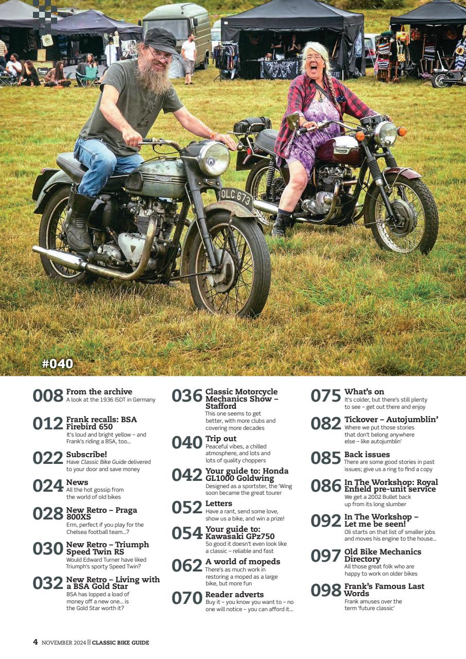 Classic Bike Guide Preview Pages