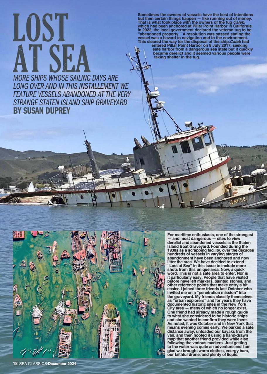 Sea Classics - Where History Sets Sail Preview Pages