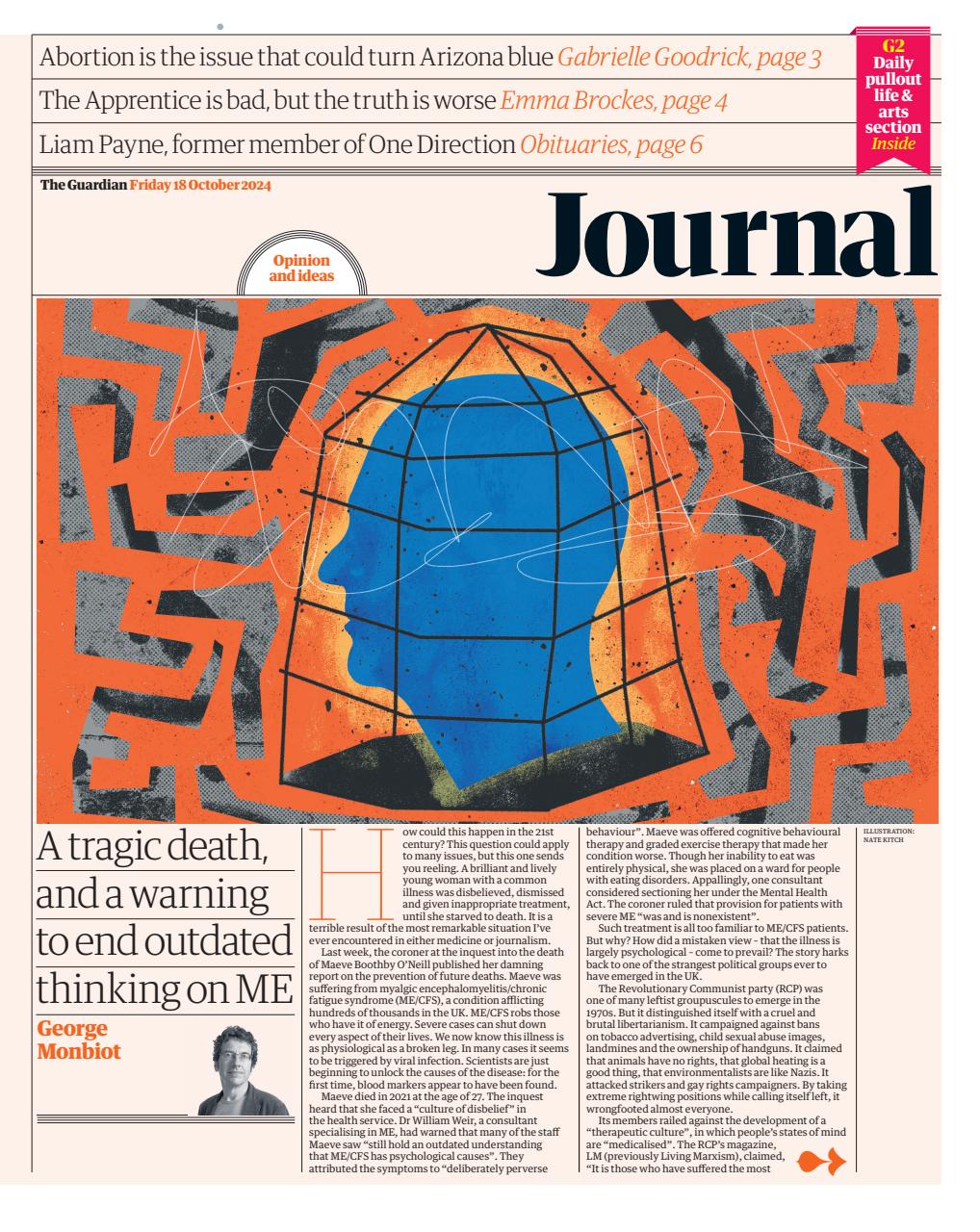 The Guardian Newspaper Subscriptions and Friday, 18 October 2024 Issue