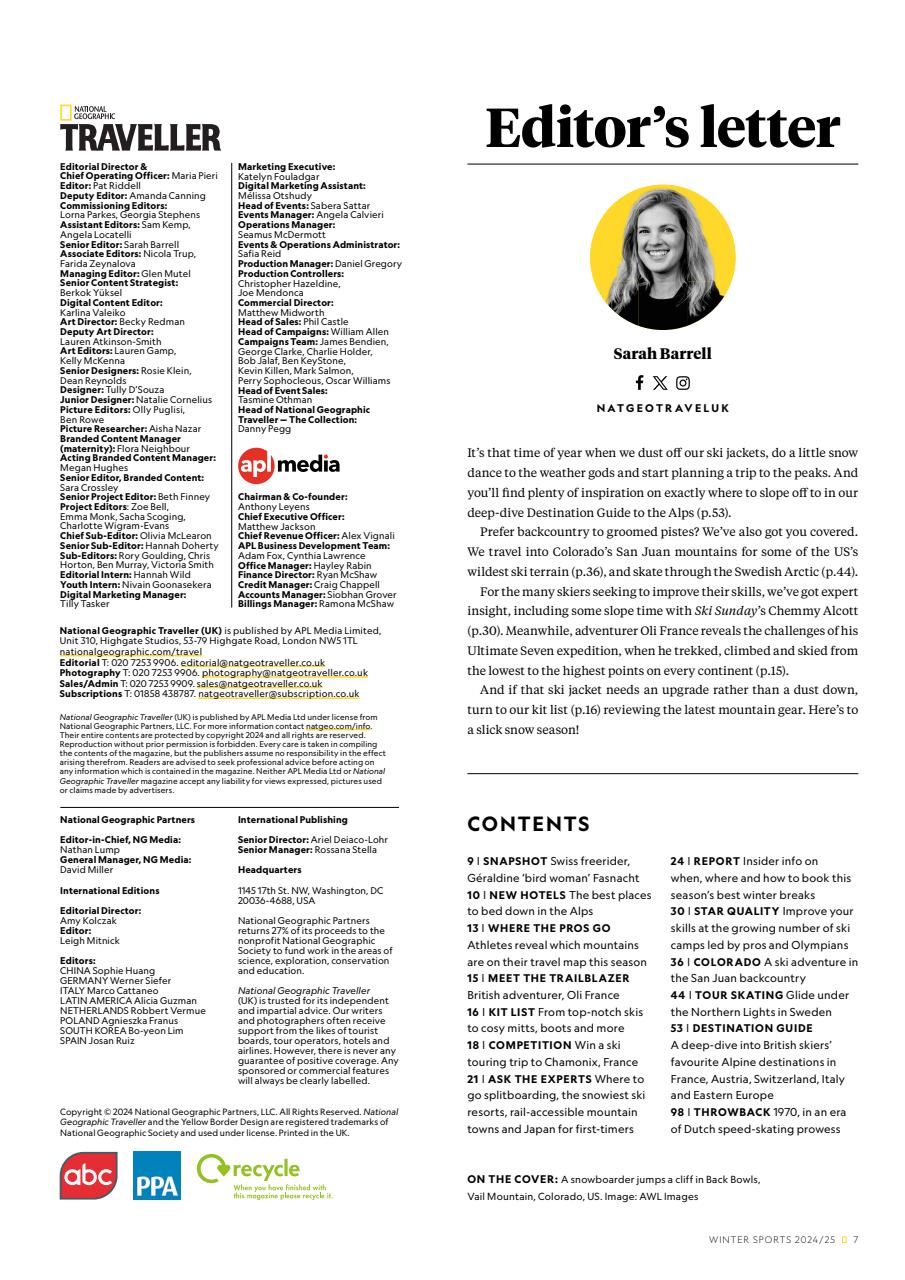 National Geographic Traveller UK Preview Pages