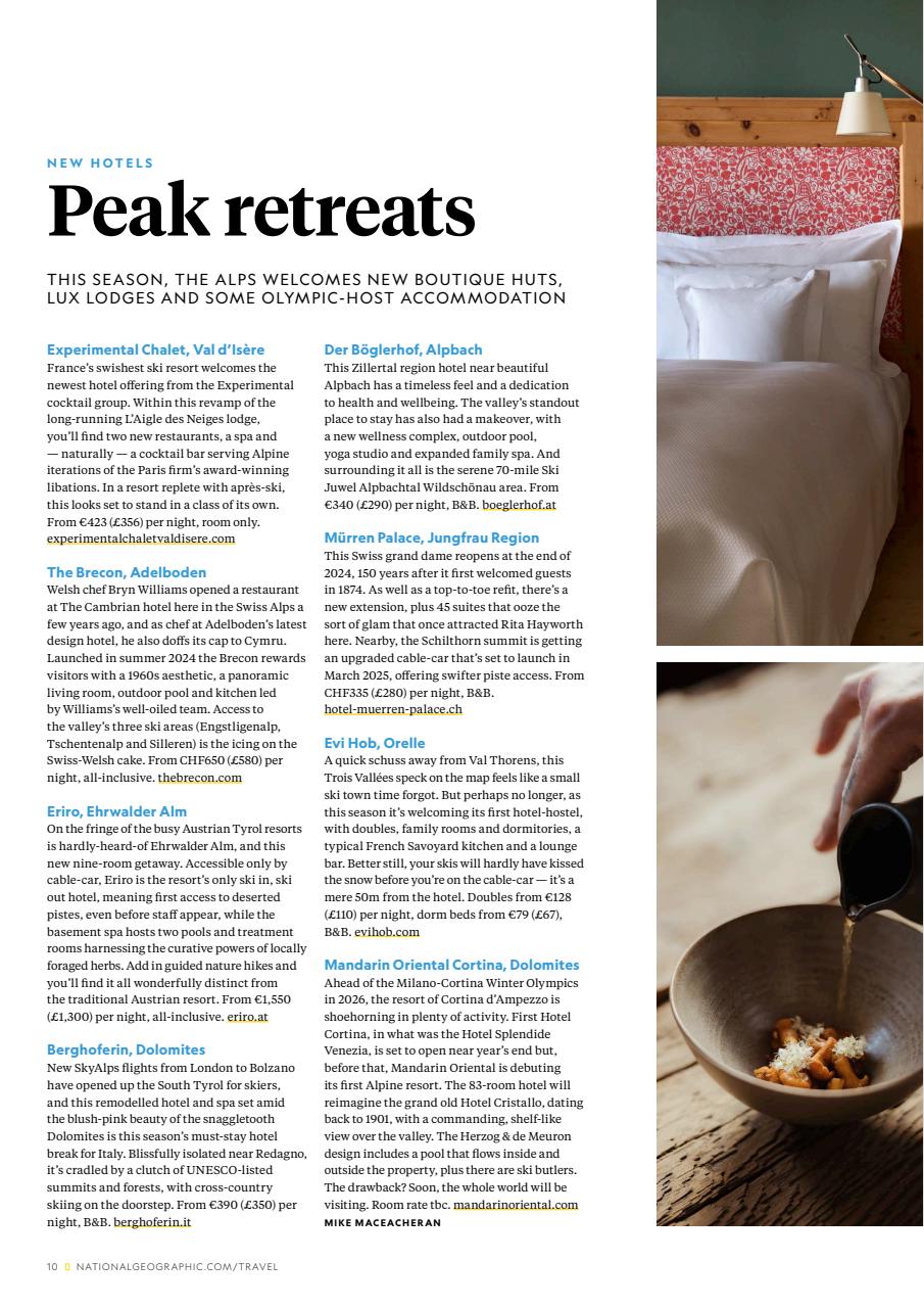 National Geographic Traveller UK Preview Pages