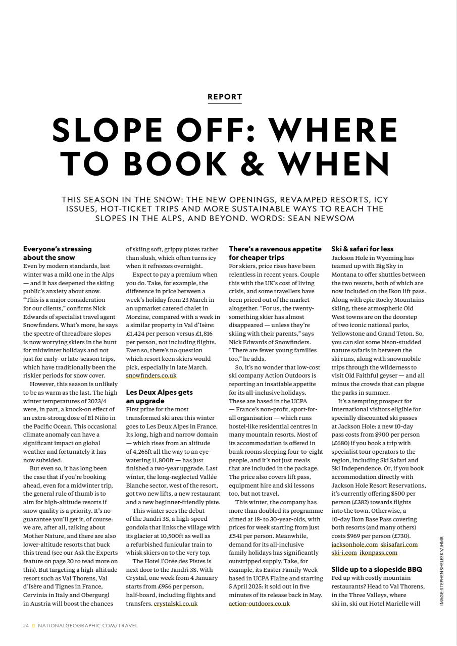 National Geographic Traveller UK Preview Pages