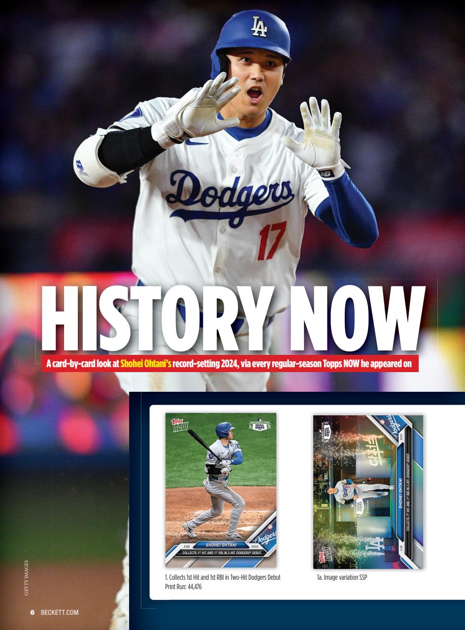 Beckett Baseball Magazine Preview Pages