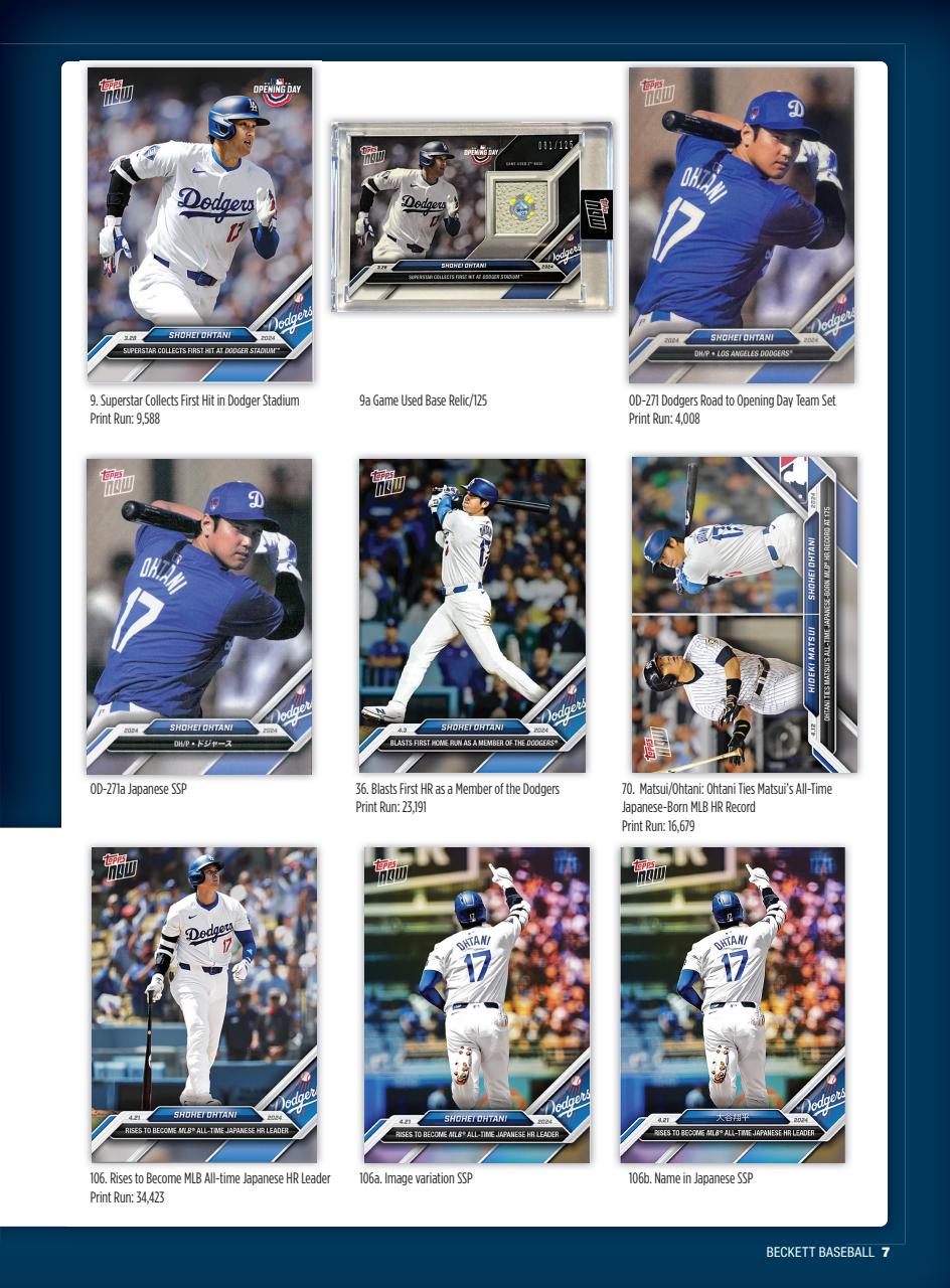 Beckett Baseball Magazine Preview Pages