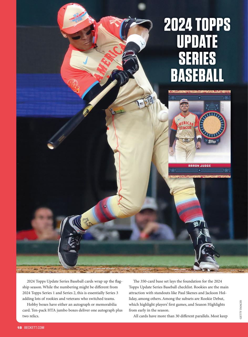 Beckett Baseball Magazine Preview Pages