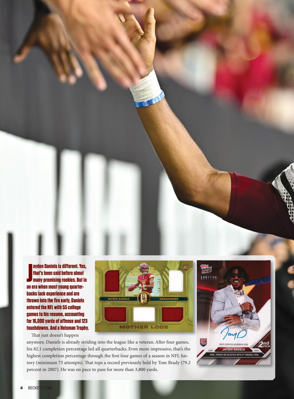 Beckett Football Magazine Preview Pages