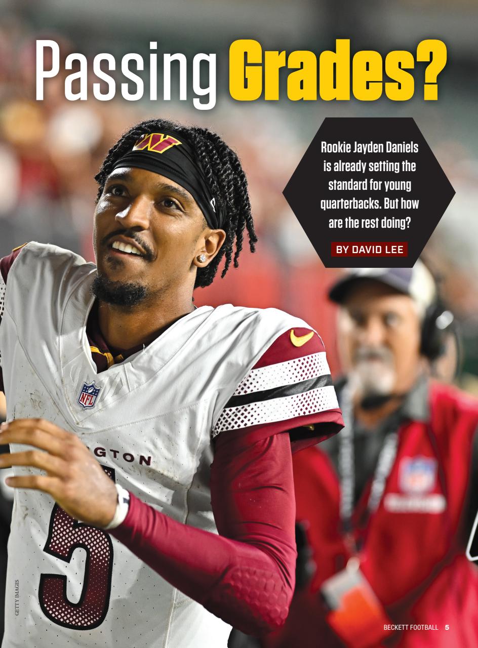 Beckett Football Magazine Preview Pages