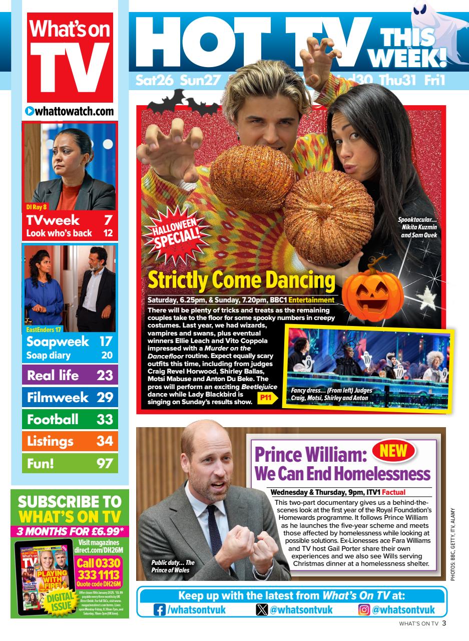 What's on TV Preview Pages