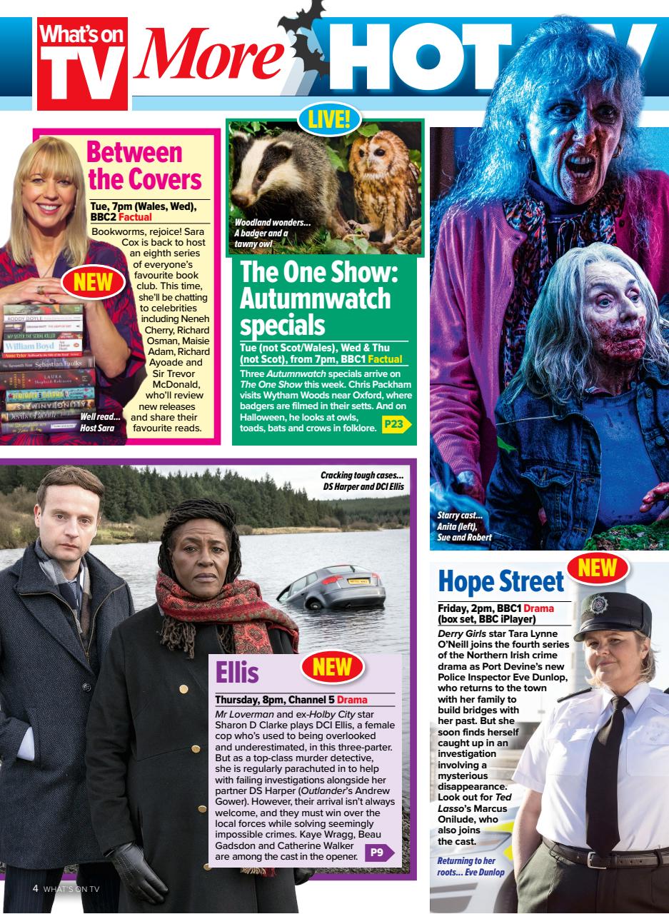 What's on TV Preview Pages