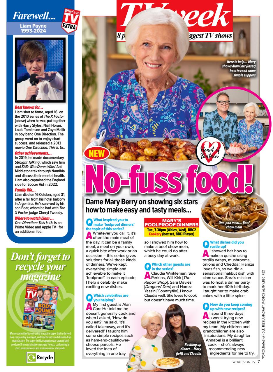 What's on TV Preview Pages