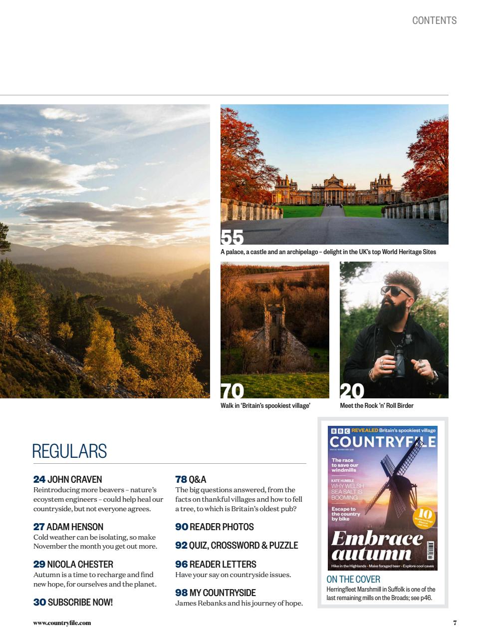 BBC Countryfile Magazine Preview Pages