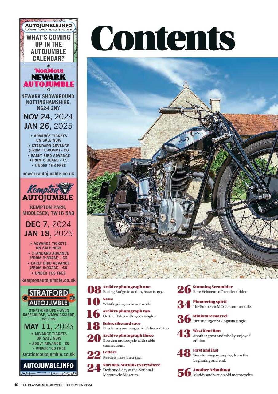 The Classic MotorCycle Preview Pages