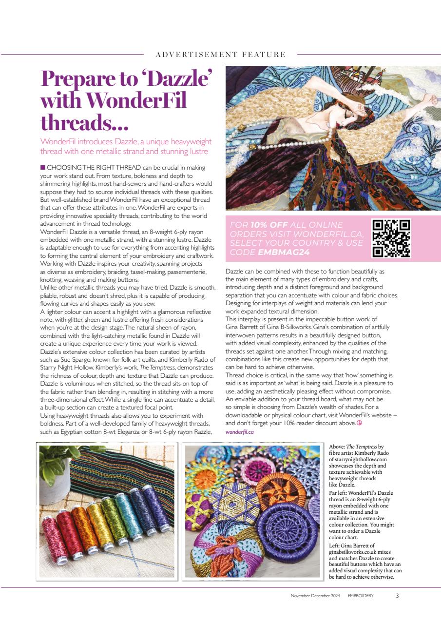 Embroidery Magazine Preview Pages
