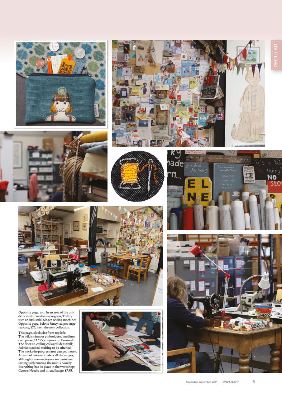 Embroidery Magazine Preview Pages
