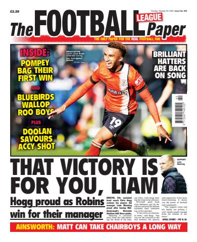 The Football League Paper issue 20th October 2024