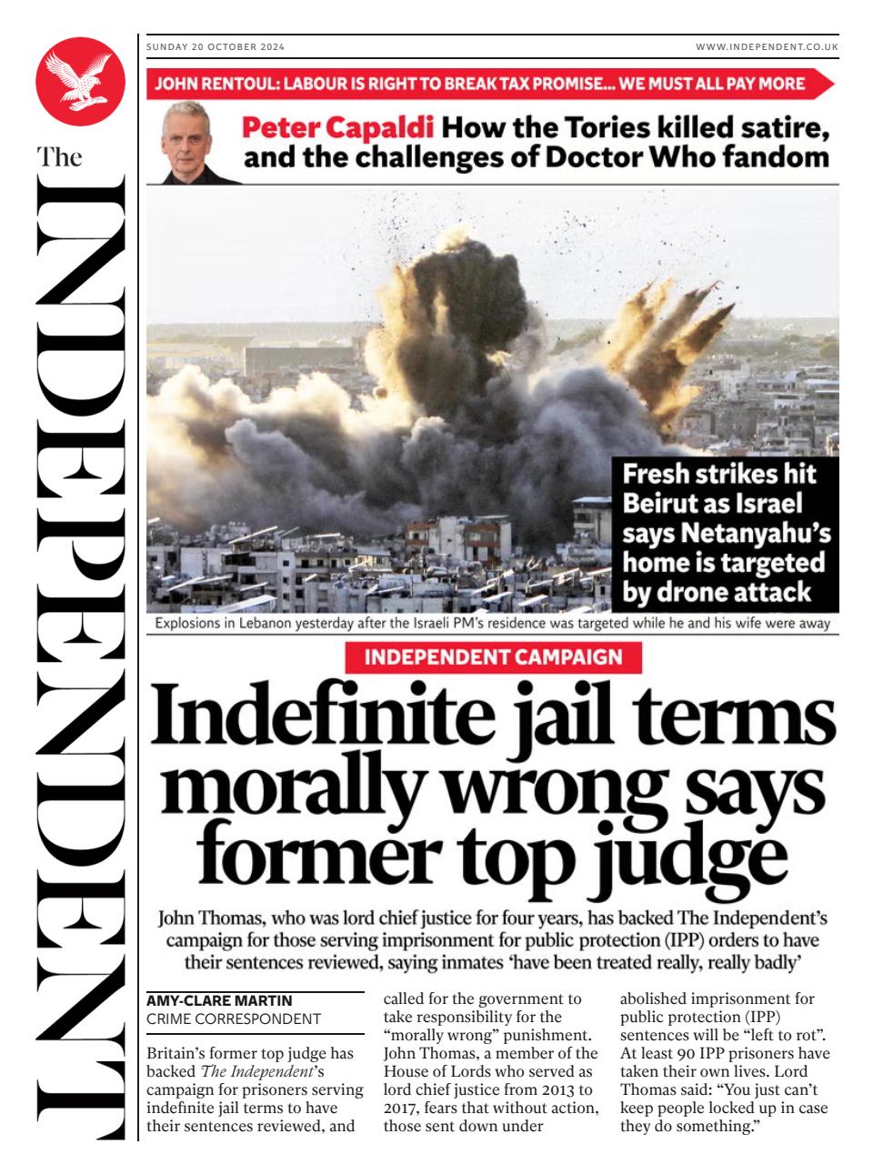 The Independent Daily Edition Newspaper Preview Pages