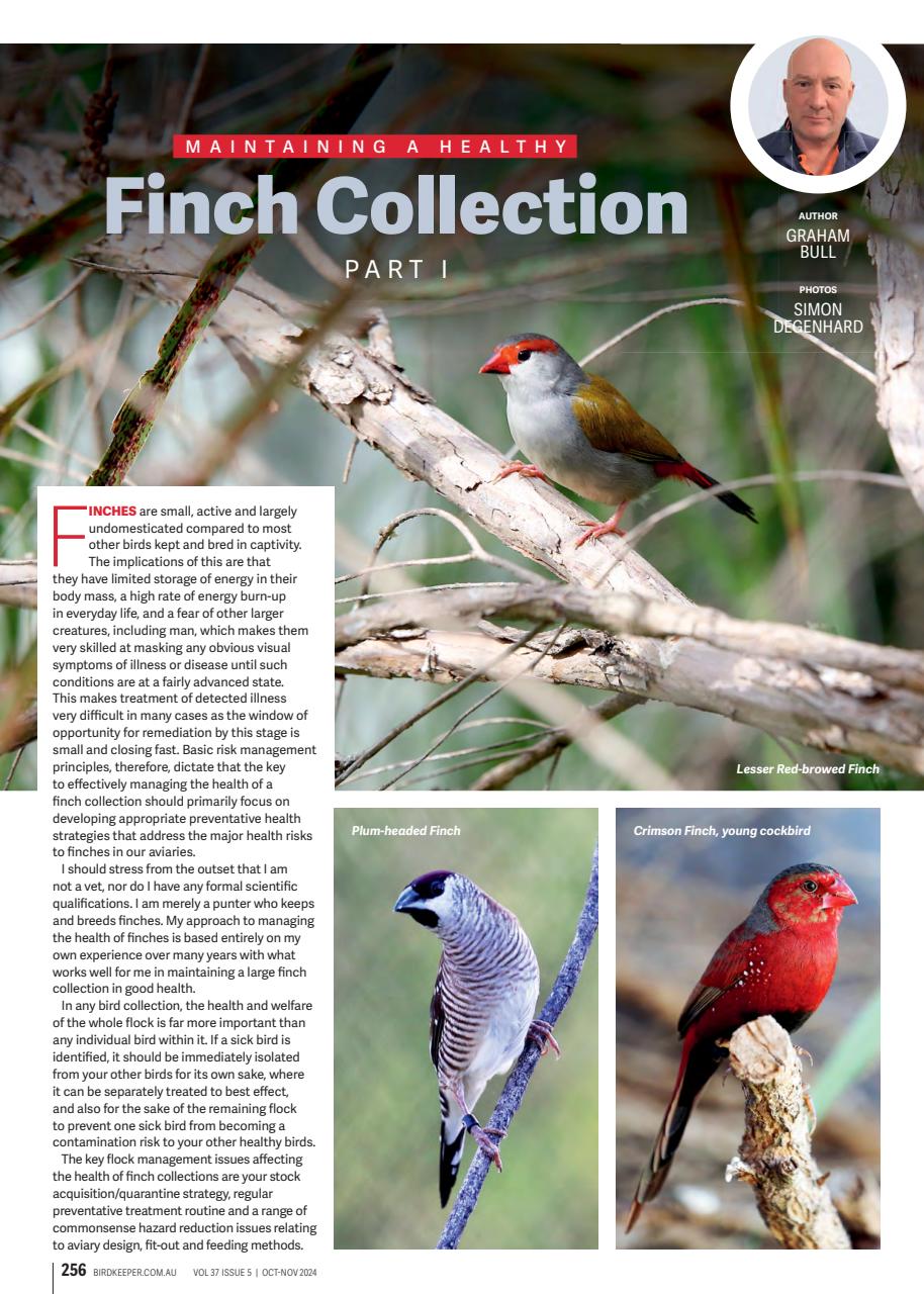 Australian Birdkeeper Magazine Preview Pages