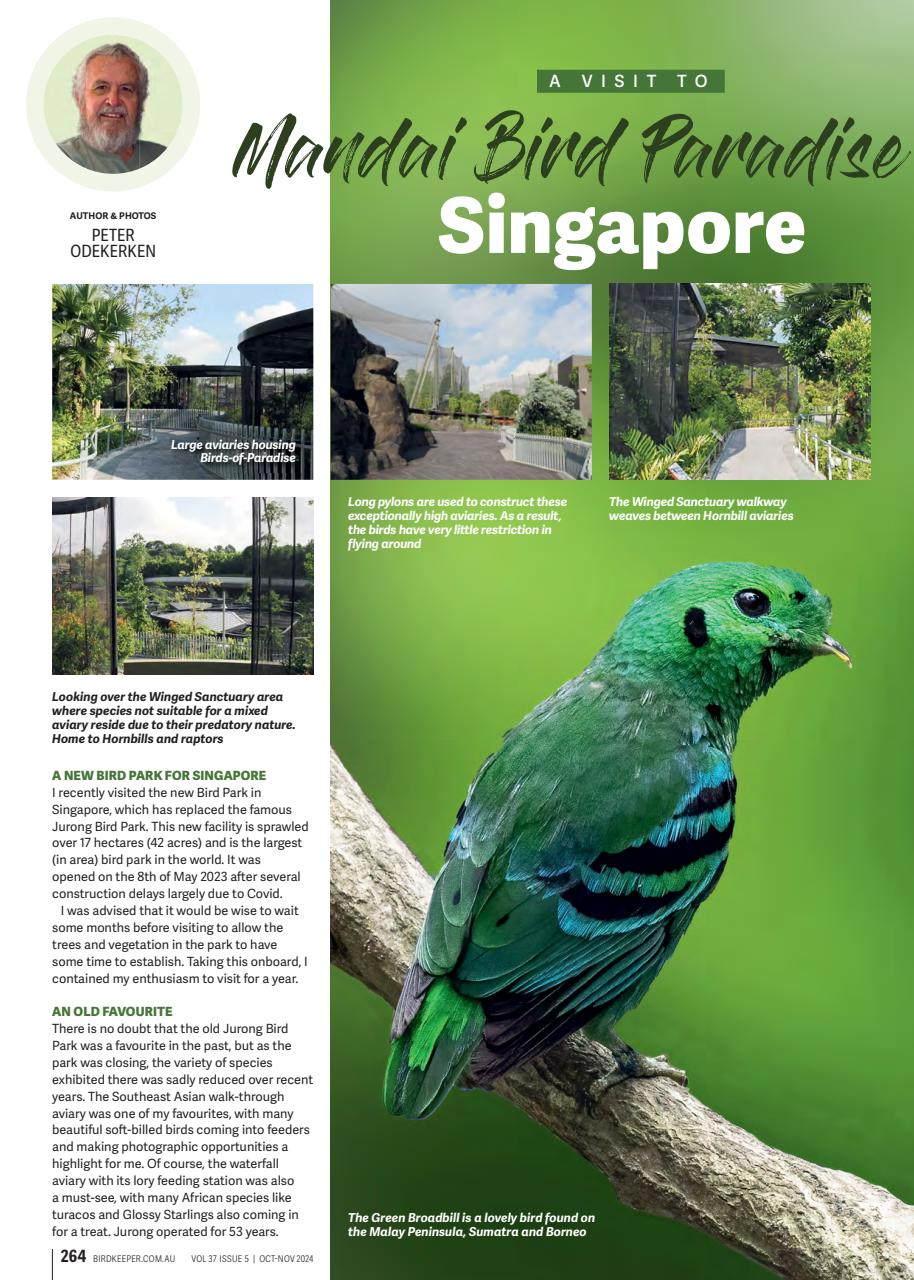 Australian Birdkeeper Magazine Preview Pages