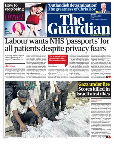 The Guardian Newspaper issue Monday, 21 October 2024