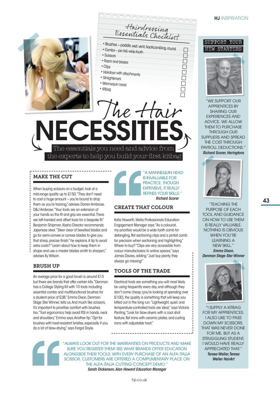 Hairdressers Journal Preview Pages