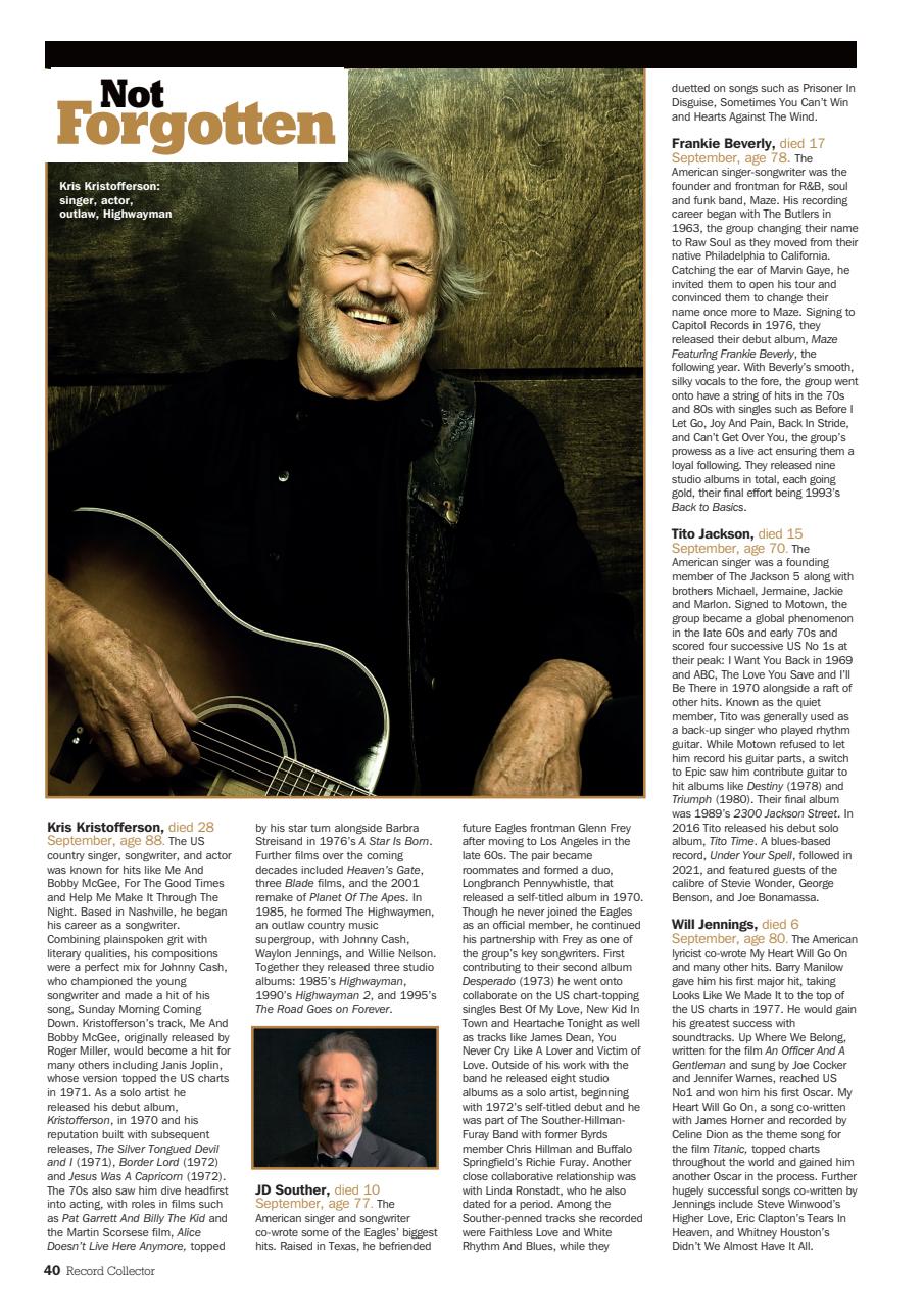 Record Collector Preview Pages