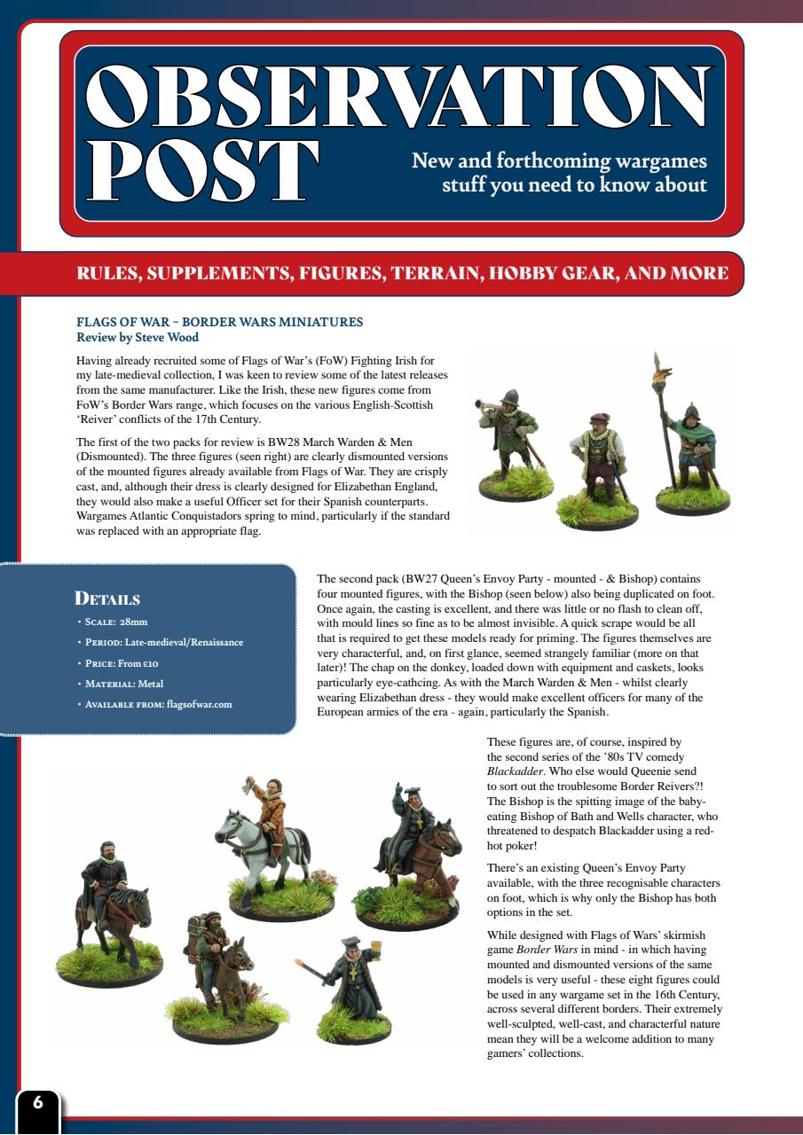 Wargames Illustrated Preview Pages