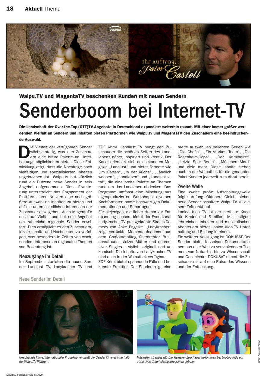 Digital Fernsehen Preview Pages
