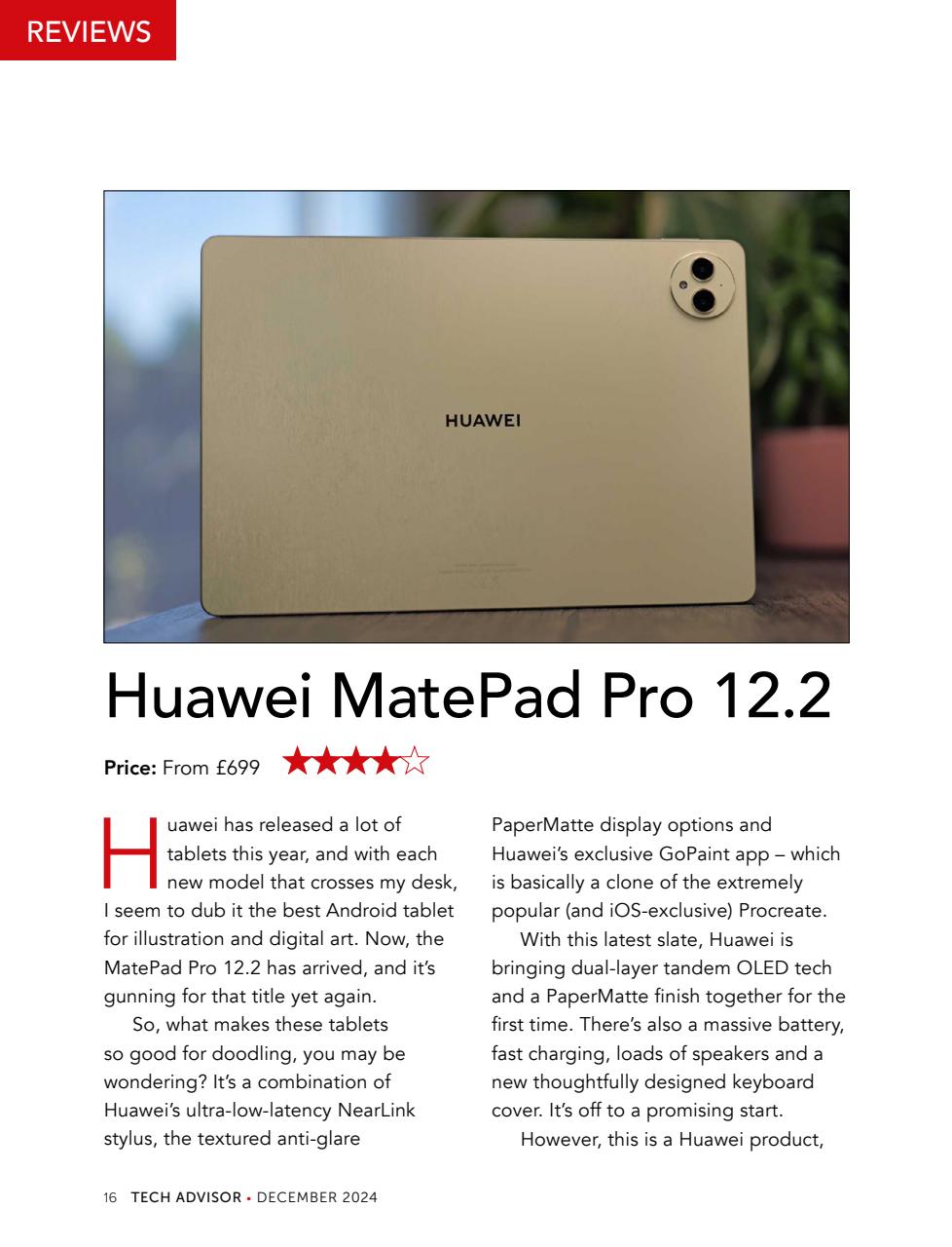 Tech Advisor Preview Pages