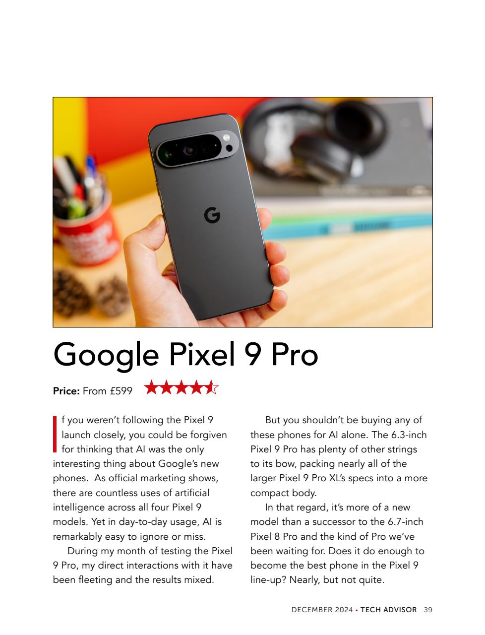 Tech Advisor Preview Pages