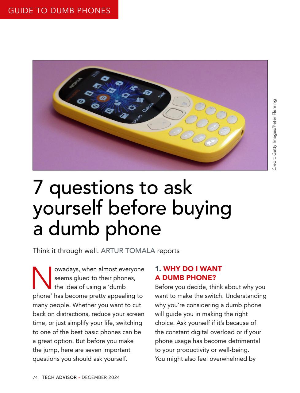 Tech Advisor Preview Pages