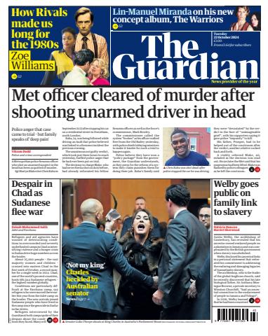 The Guardian Newspaper issue Tuesday, 22 October 2024