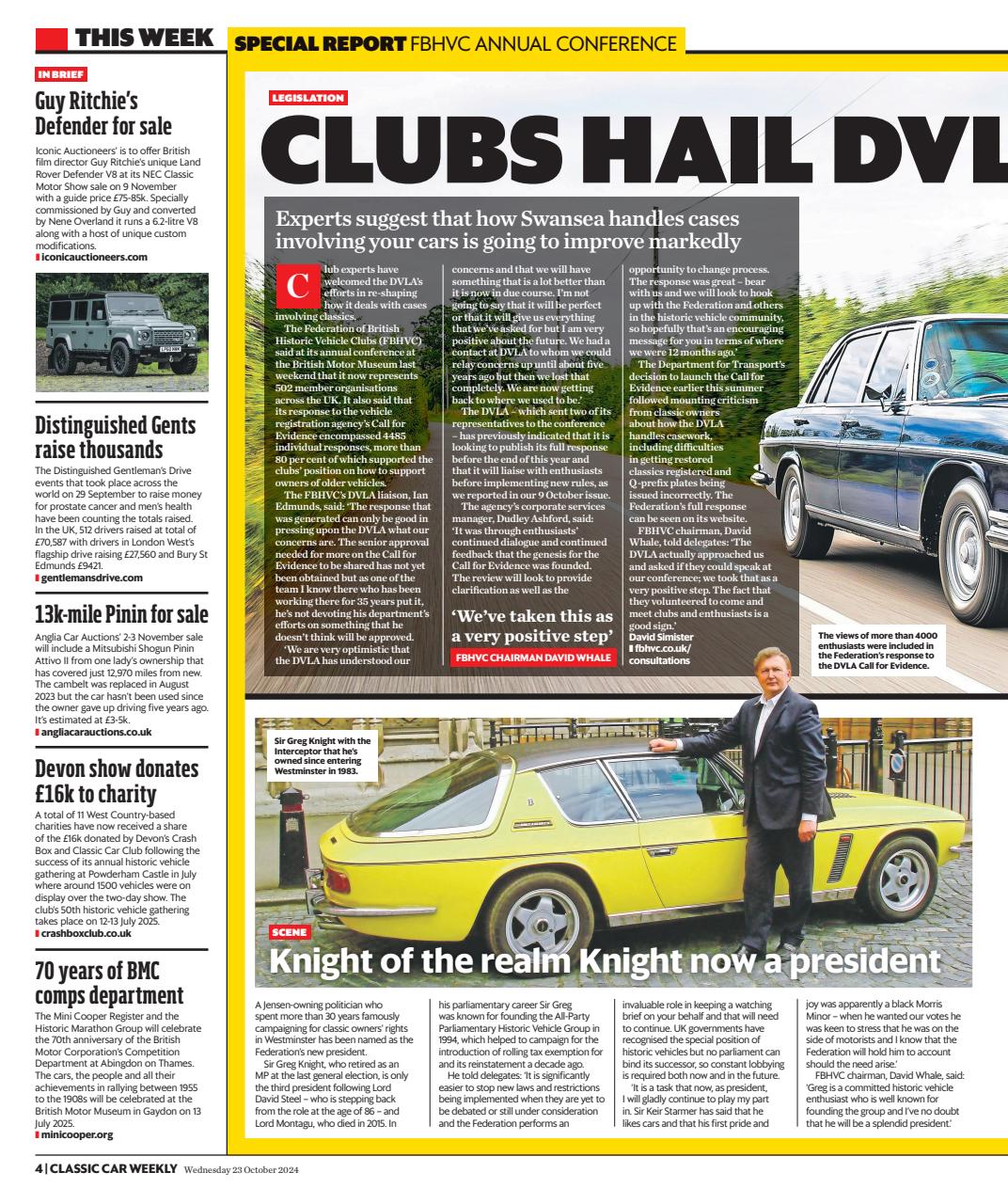 Classic Car Weekly Preview Pages