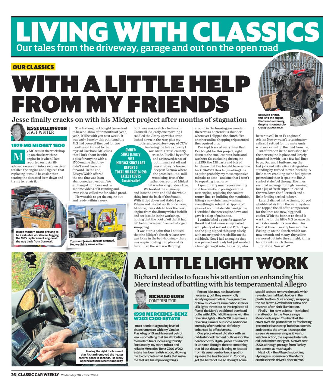 Classic Car Weekly Preview Pages